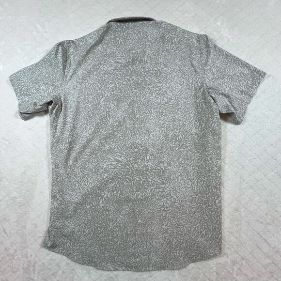 Lululemon Airing Easy Short Sleeve Shirt Crunch M3DWJS Seal Grey Men’s Sz XL - Picture 4 of 6